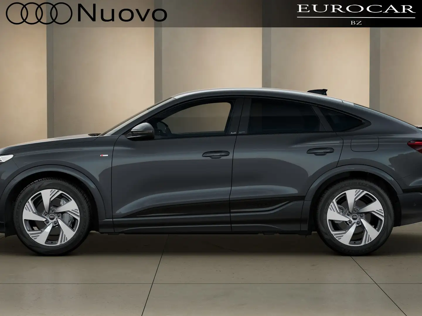 Audi Q6 sportback e-tron performance s line edition 326cv Grijs - 2