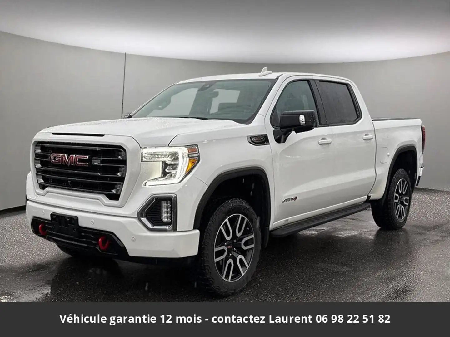 GMC Sierra AT4 6.2L Tout compris hors homologation 4500e Blanc - 1