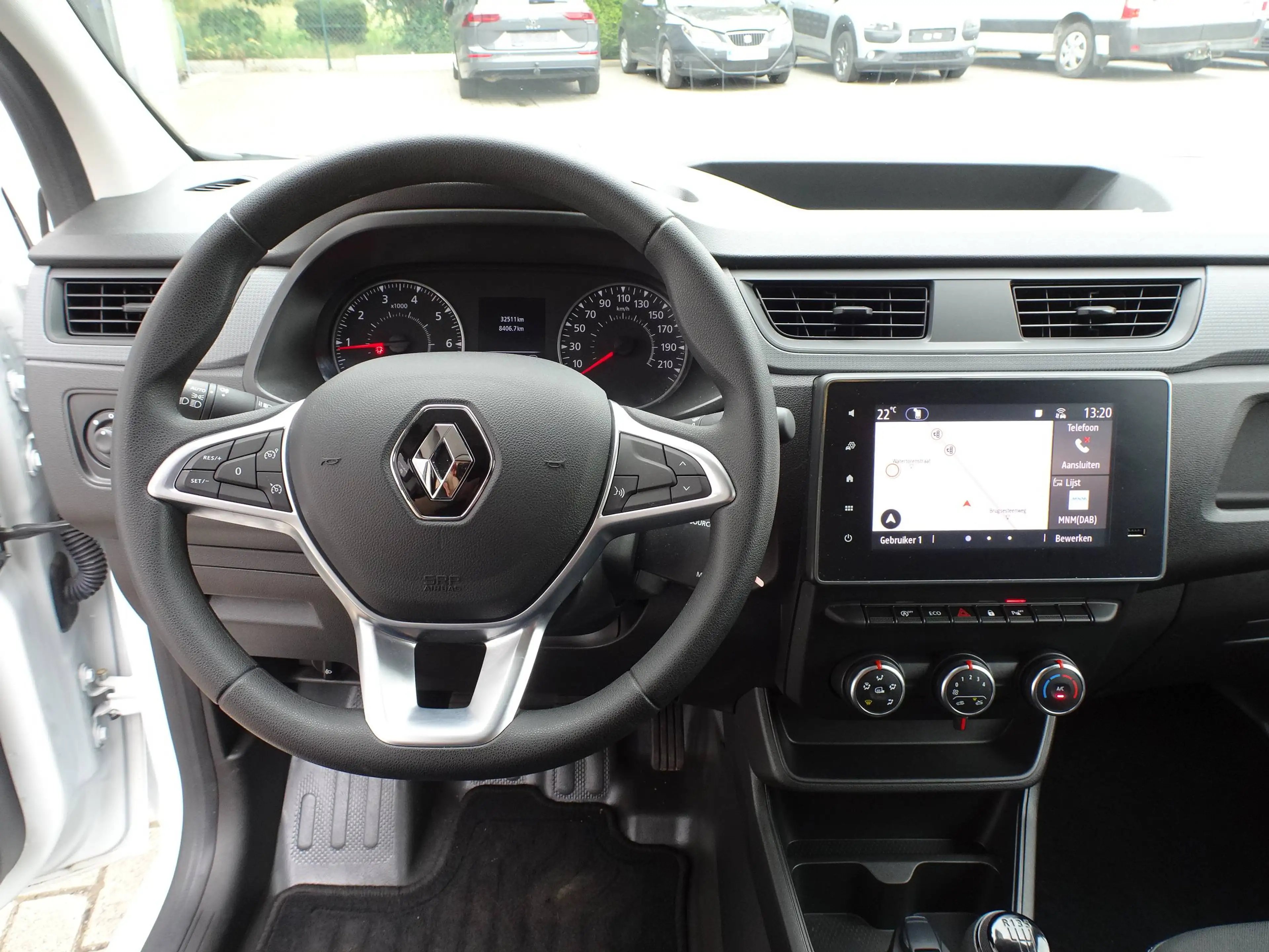 Renault Kangoo 1.5BluedCi 2pl. CARPLAY,NAVI,CAMERA,PDC V+A,CRUISE,BLUETH,AIRCO,DAB,SCHUIFDEUR 12.314 euro+BTW — photo 8