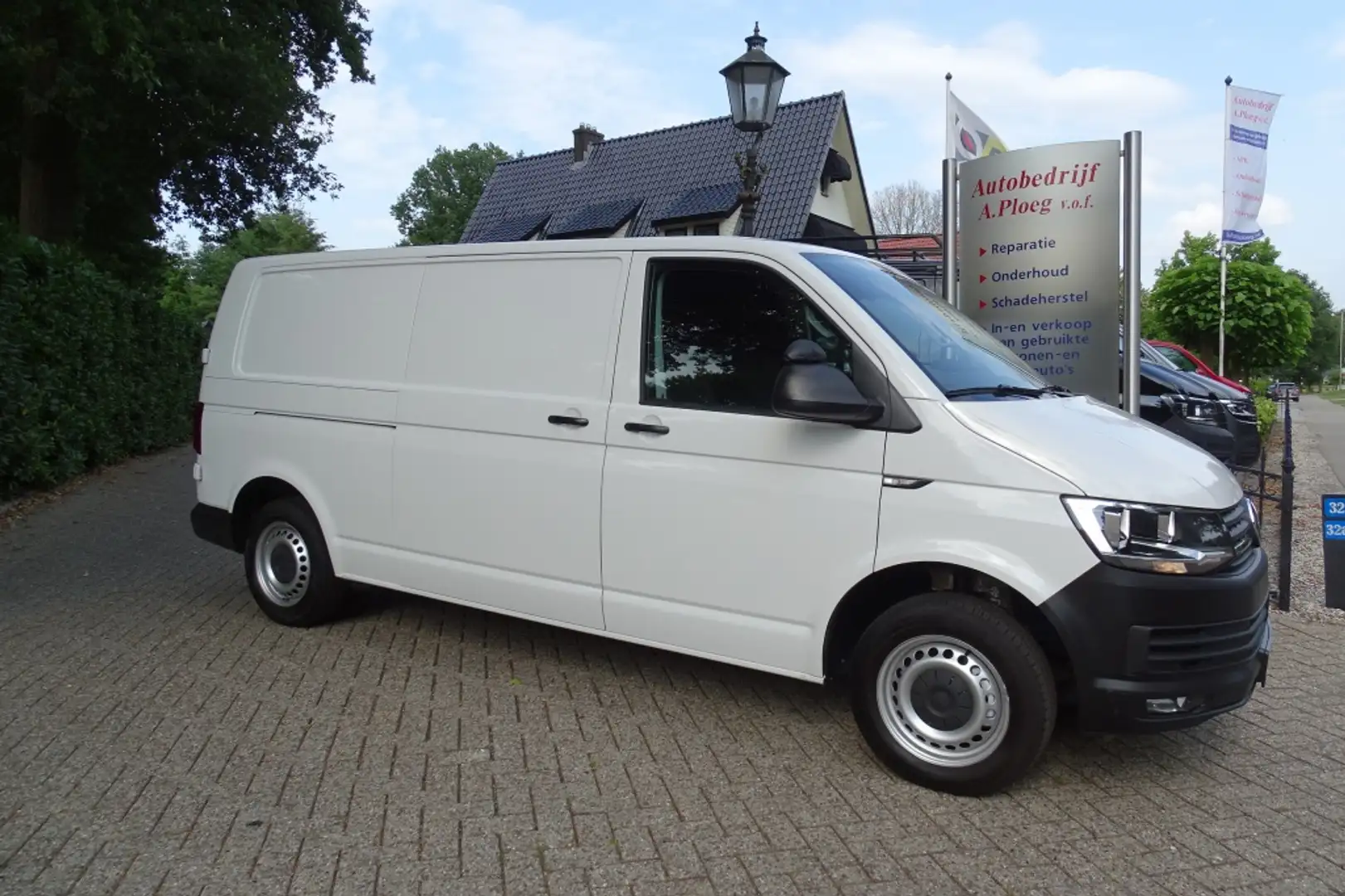 Volkswagen Transporter 2.0 TDI L2H1 Highl. Adaptive Cruise Dub zijdeur Na Wit - 1