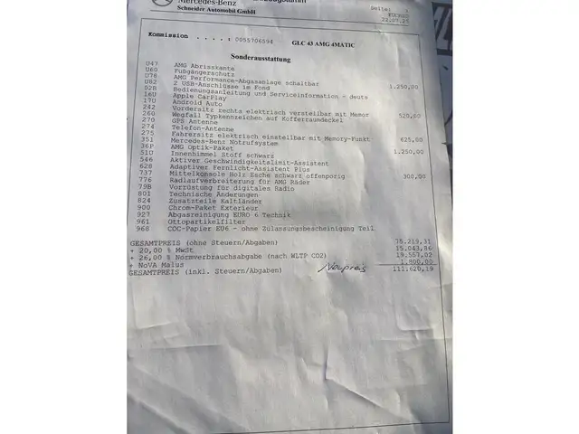 Mercedes-Benz GLC 43 AMG 4Matic (253.364) Ansicht 22