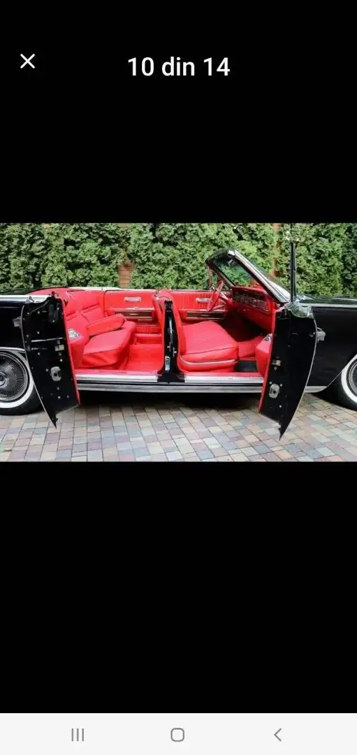 Lincoln Continental 4 dors convertible Schwarz - 2
