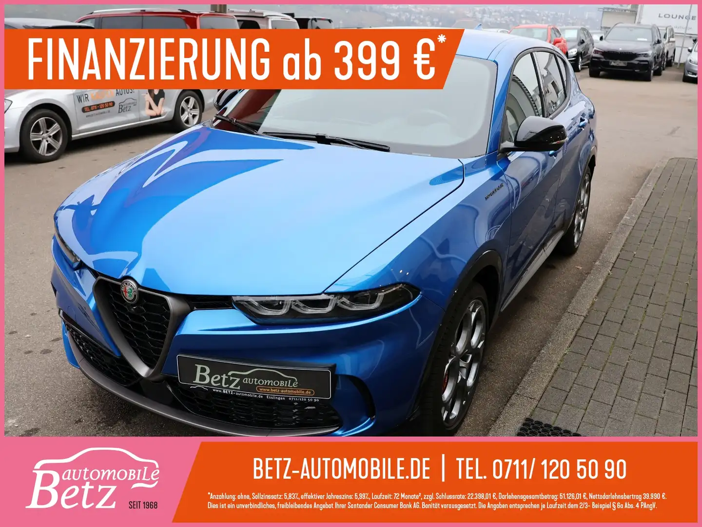 Alfa Romeo Tonale Edizione Speciale AWD H&K el.HK RFK Blau - 1