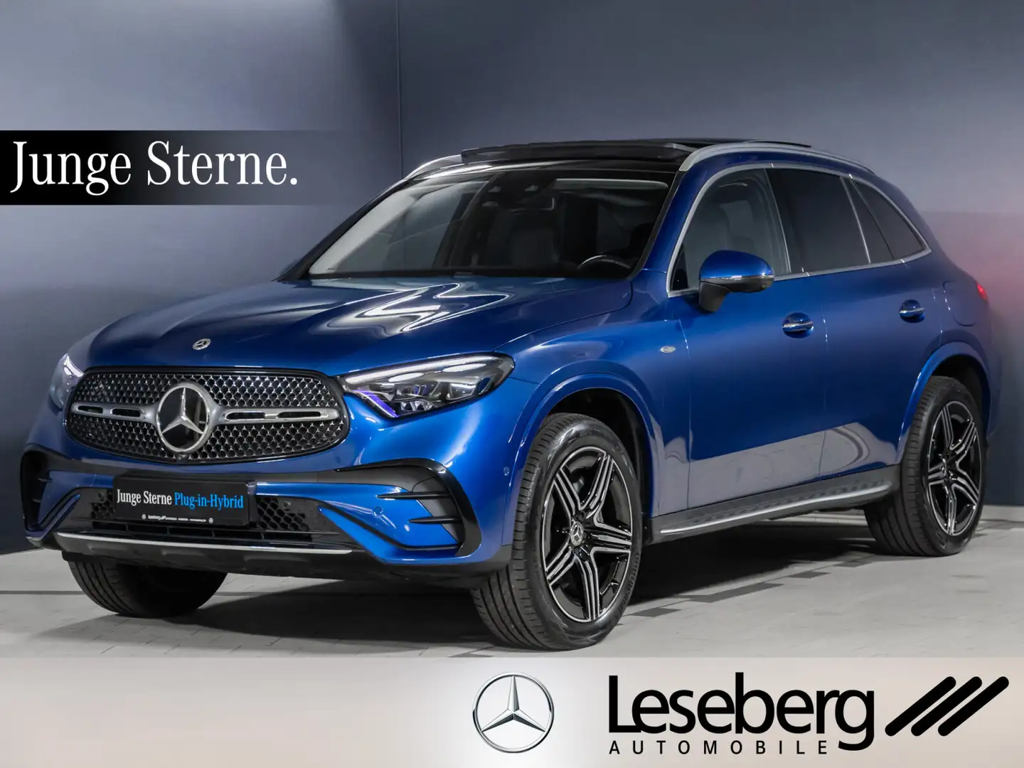 Mercedes-Benz GLC 300 GLC 300 e 4M AMG DIG.LIGHT/AHK/Pano/Distro/360°/ Blau - 1