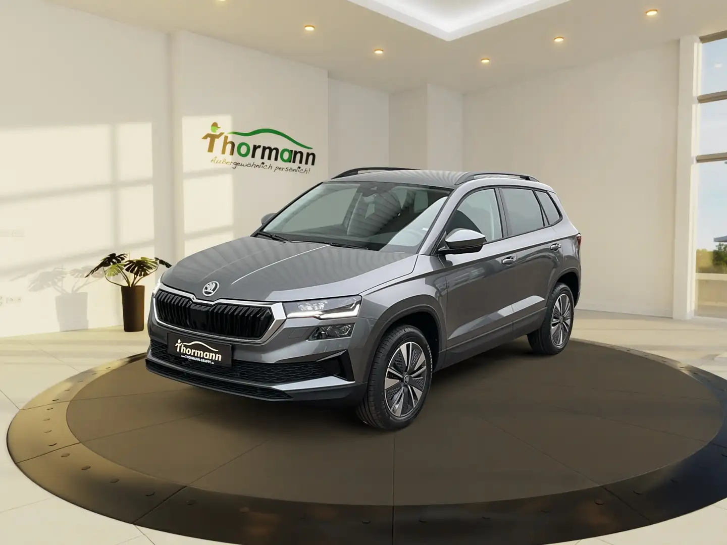 Skoda Karoq 1.5 TSI  Tour DSG ACC SpurH AHK LED Gris - 2