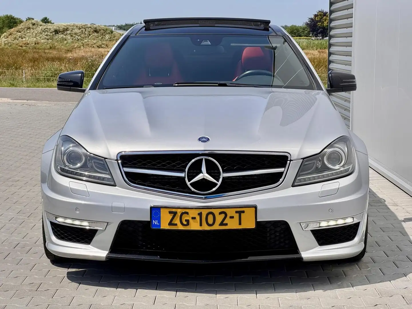 Mercedes-Benz C 63 AMG Coupé Facelift | Pano | 456pk Grijs - 2