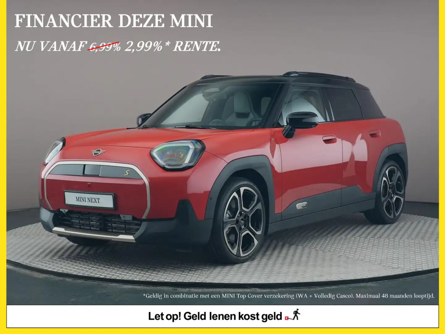 MINI Aceman SE Favoured XL 54.2 kWh Rood - 1
