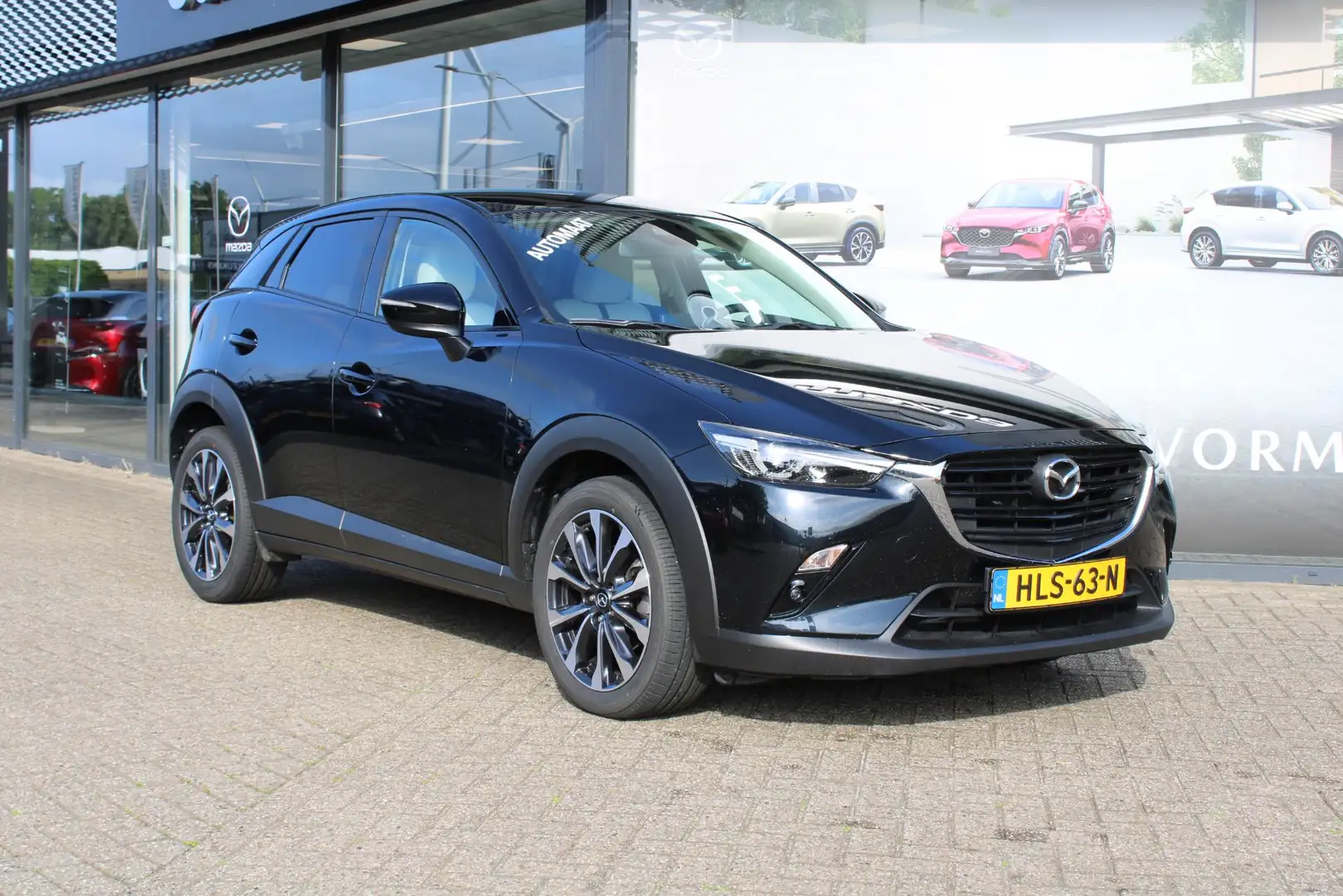 Mazda CX-3 2.0 SkyActiv-G 121 Luxury , Automaat, Wit Leder, N Černá - 2