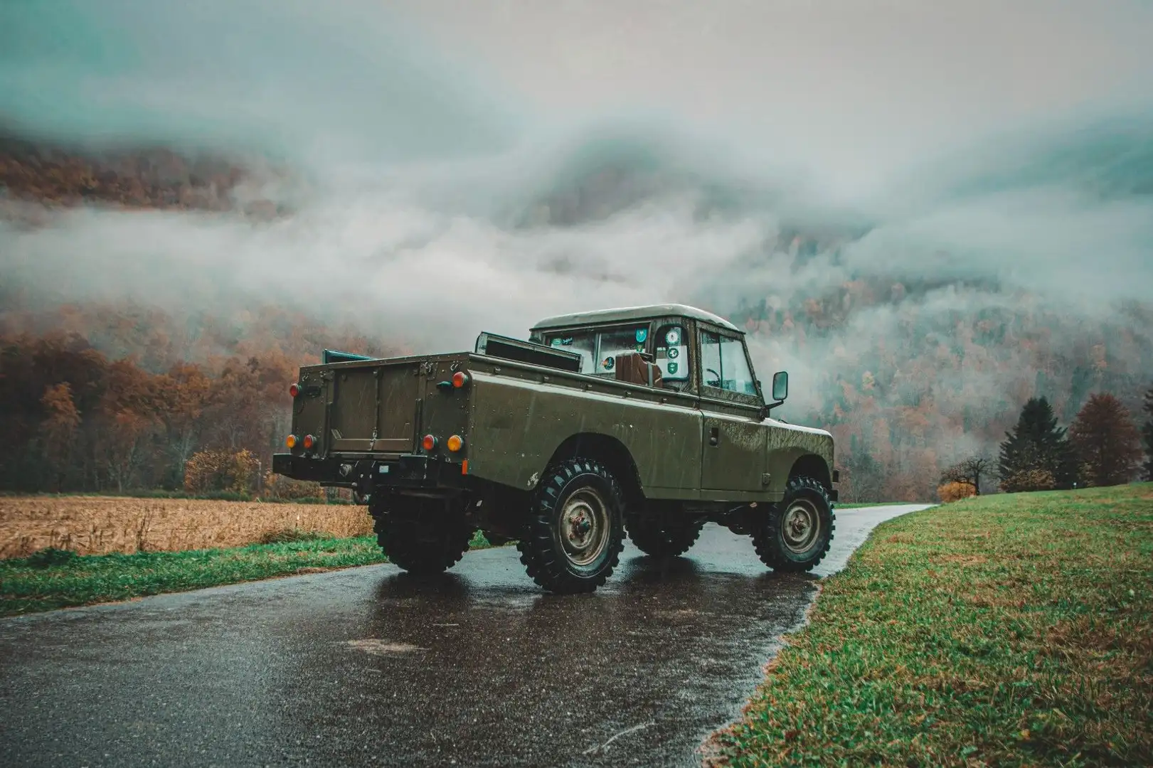 Land Rover Series 109 Militär PickUp Grün - 1