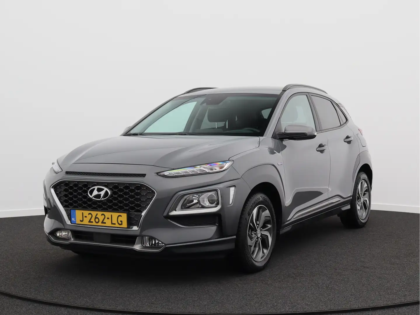 Hyundai KONA 1.6 GDI HEV Fashion/ lage km/ zeer mooi! Grijs - 1