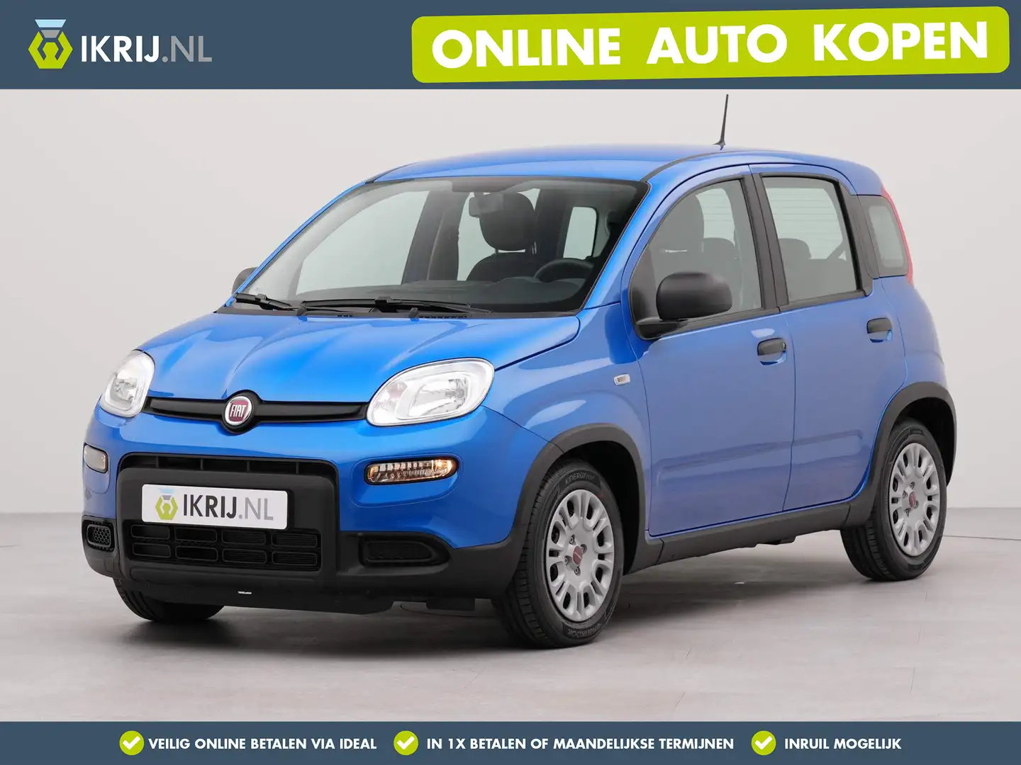 Fiat Panda 1.0 Hybrid Urban | Bluetooth | Airco | Dab | Blauw - 1