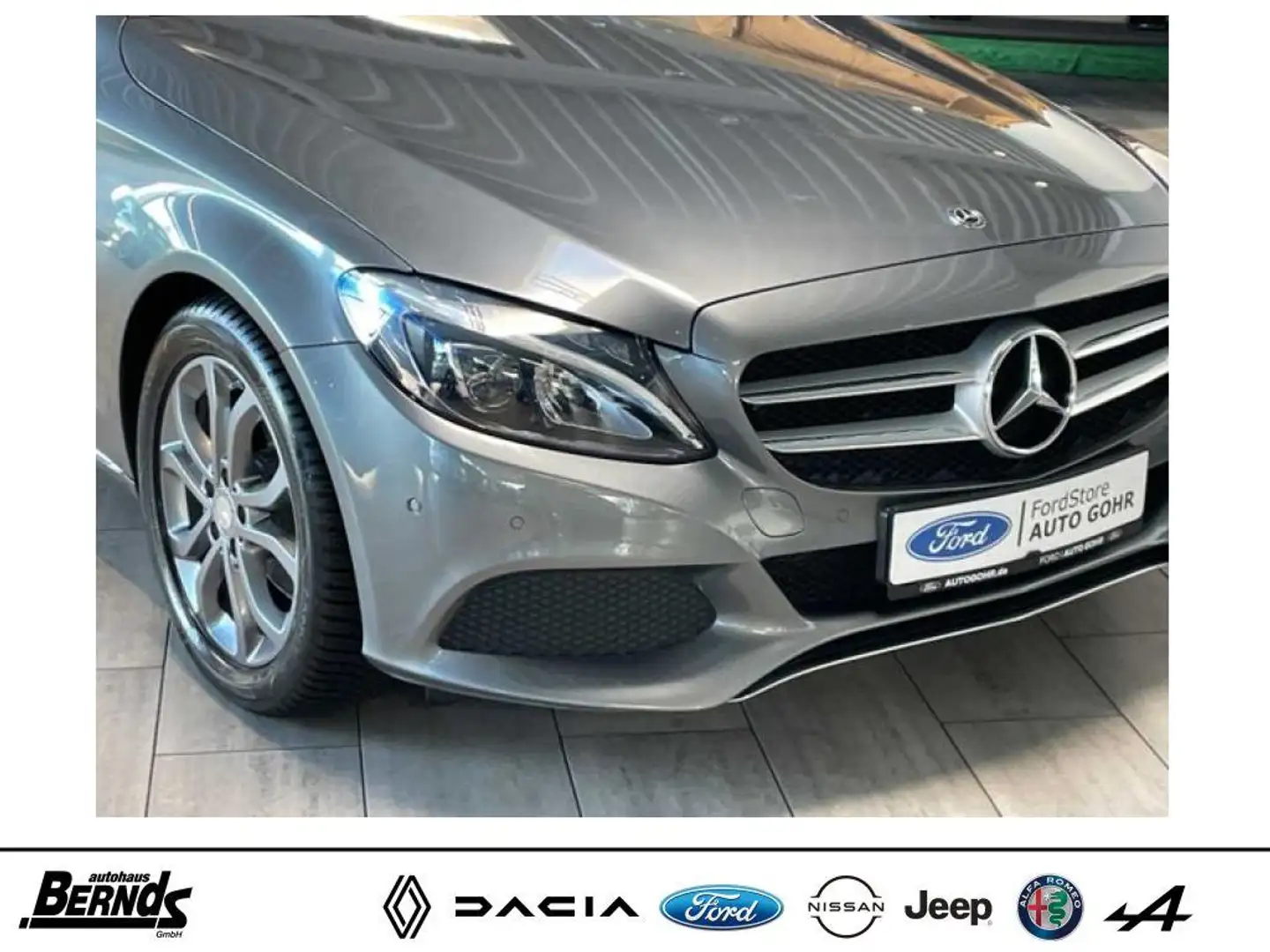 Mercedes-Benz C 180 9G-TRONIC Avantgarde AHK AUTOM. PARTRONIC SITZHZG. Grey - 2