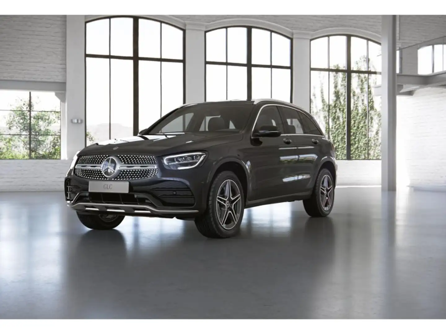 Mercedes-Benz GLC 300 de 4M AMG-Line+AHK+KEYLESS+MBUX+Navi-Pl. Grau - 2