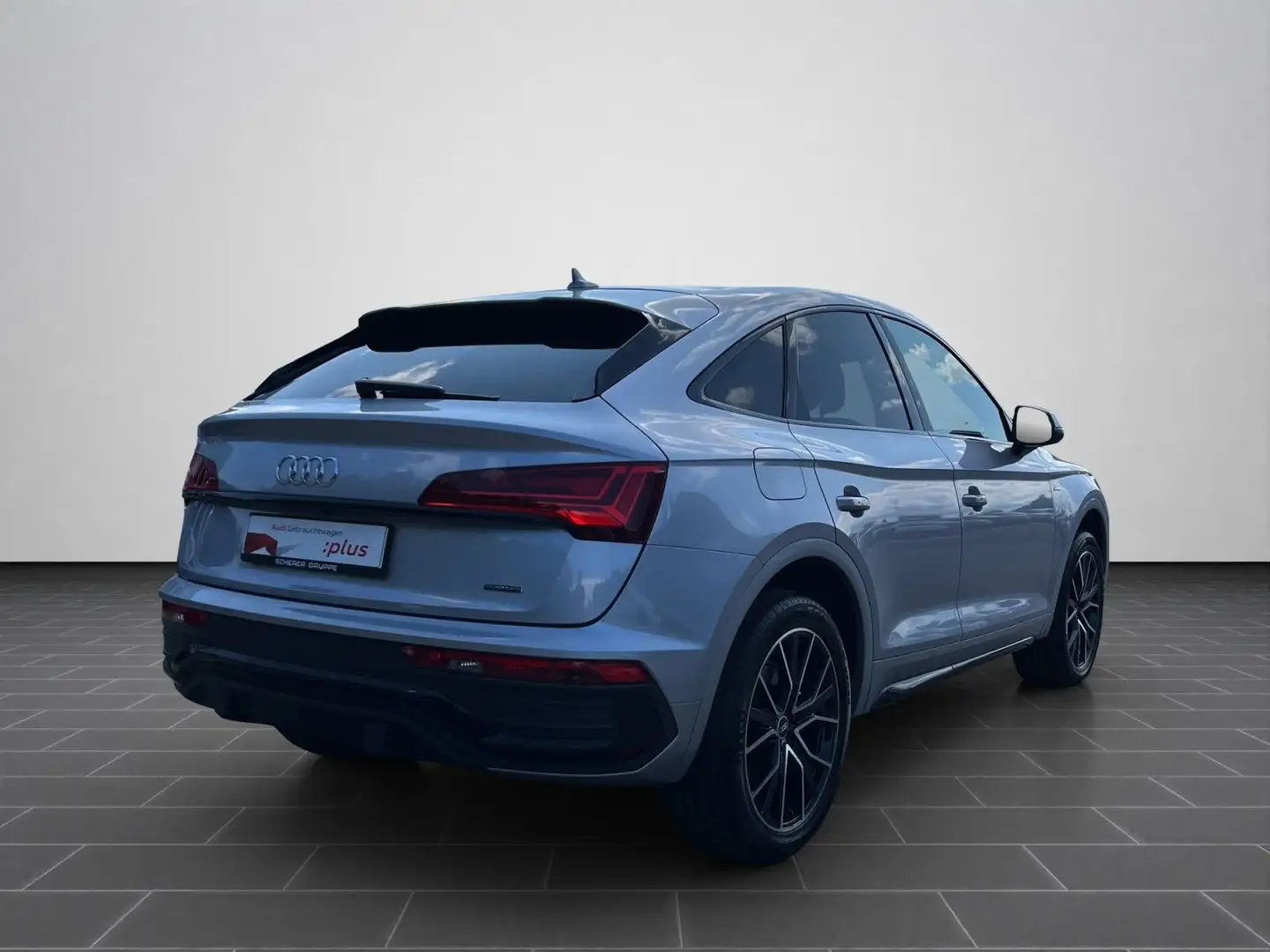 Audi Q5 Sportback TFSI e S line 55 2xS-LINE AHK KAMER Silber - 2