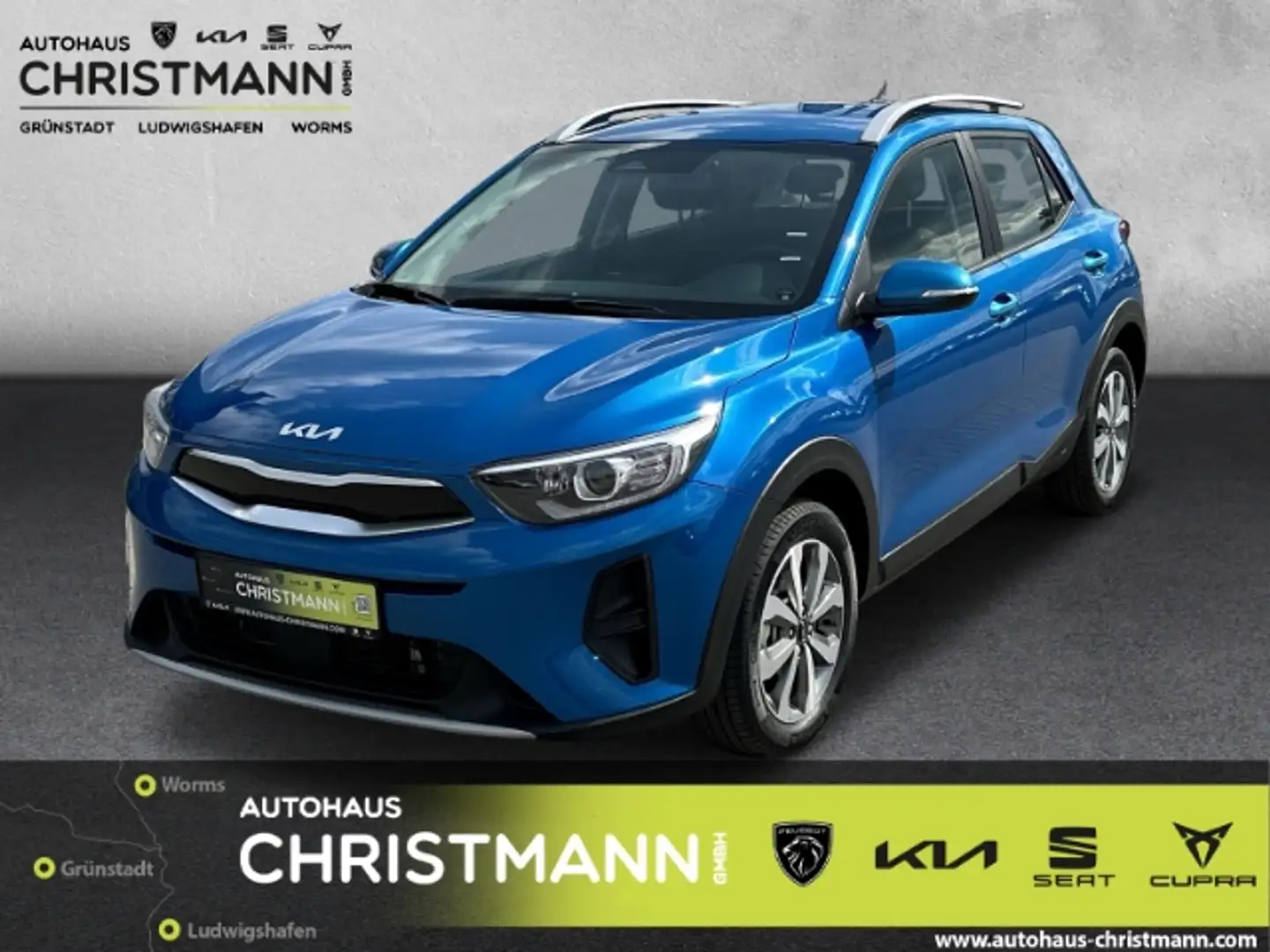 Kia Stonic VISION 1.0 T-GDI *NAVIGATIONSSYSTEM* Blauw - 1
