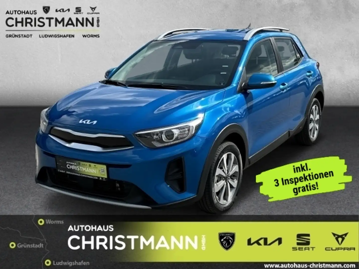 Kia Stonic VISION 1.0 T-GDI *NAVIGATIONSSYSTEM* Blau - 1
