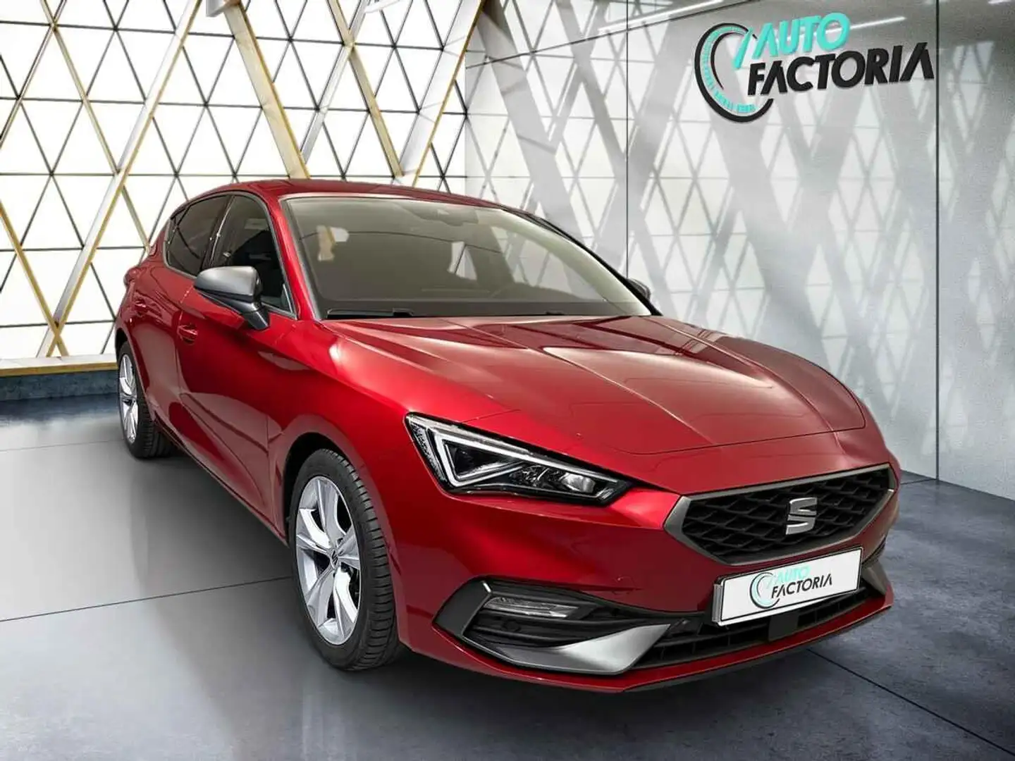 SEAT Leon -36% 1.5 TSI 150 BVA FR+GPS+CAM+PARK ASSIST+Opts Rouge - 2