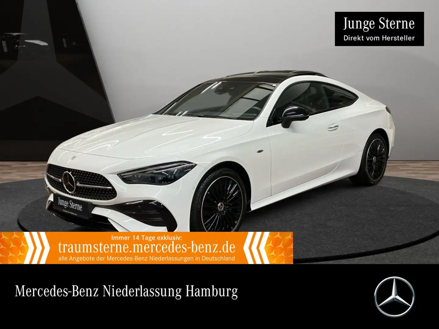 Mercedes-Benz CLE 300 e AMG+NIGHT+PANO+360+BURMESTER+KEYLESS+9G Blanc - 1