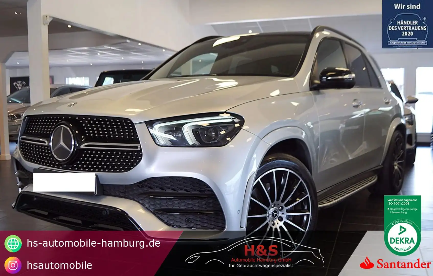 Mercedes-Benz GLE 350 d 4Matic AMG-Line*7Sitzer*Panorama*AHK Argent - 1