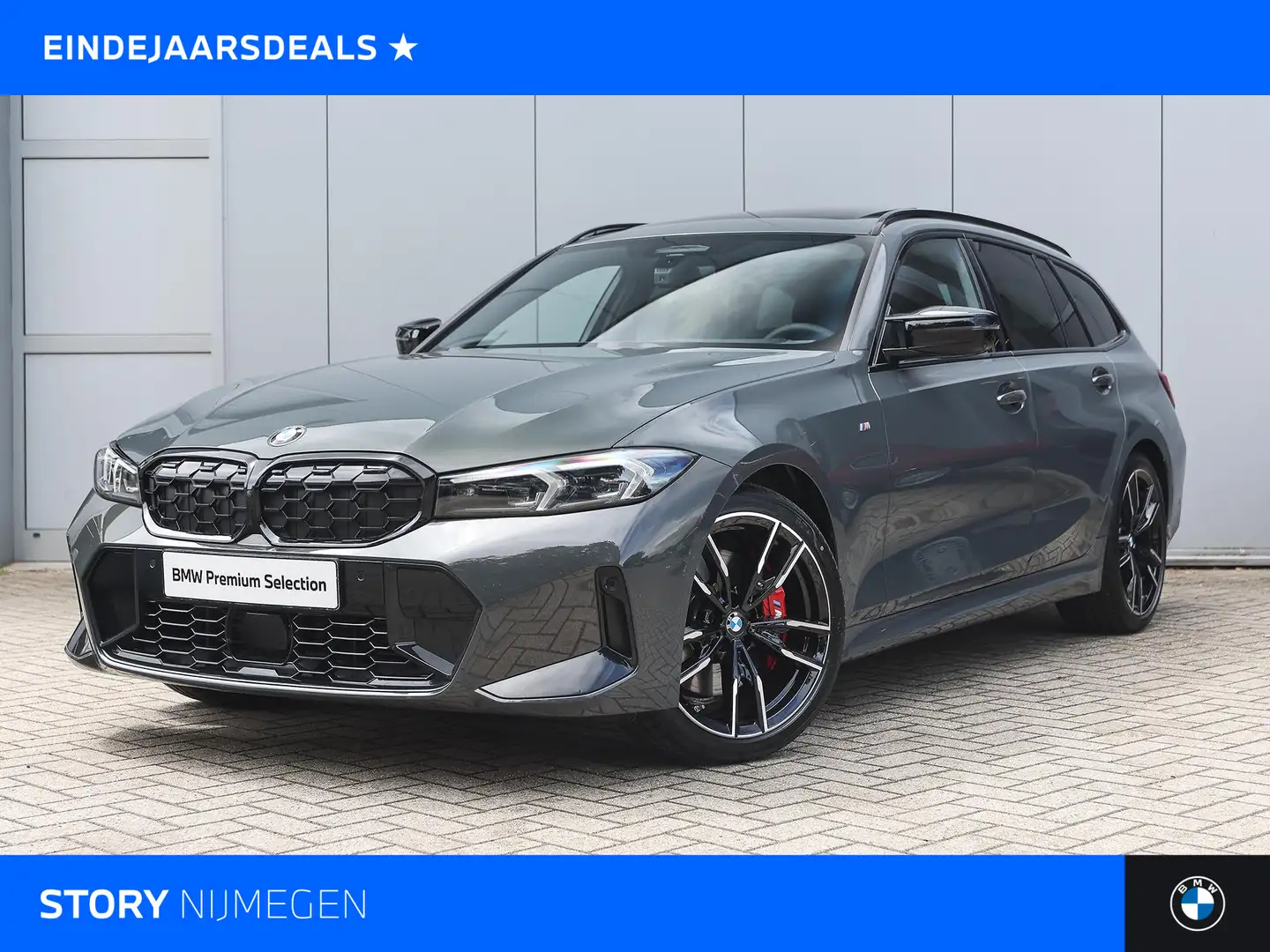 BMW 340 3 Serie Touring M340d xDrive High Executive Automa Gris - 1