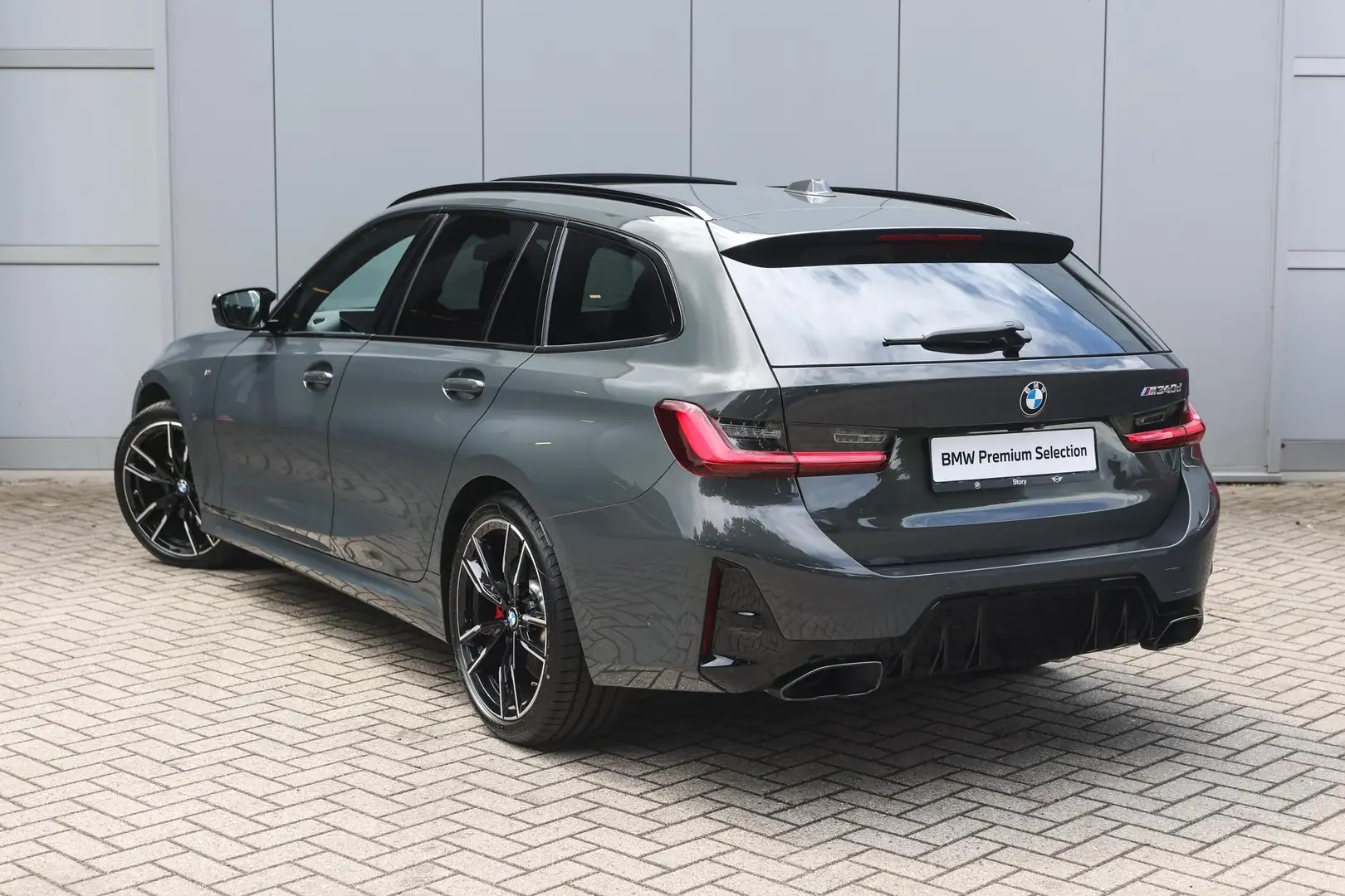 BMW 340 3 Serie Touring M340d xDrive High Executive Automa Gris - 2