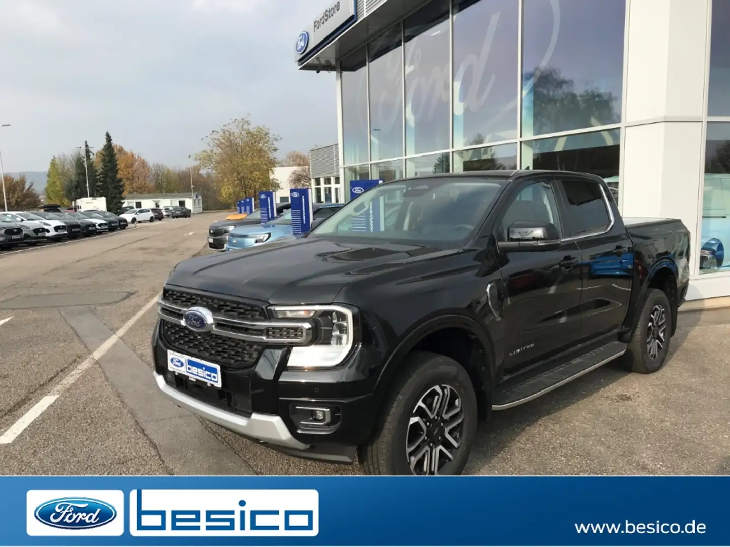 Ford Ranger Limited+LED+iACC+BLIS+PDC+AHK+B&O+DAB+NAV Чёрный - 1