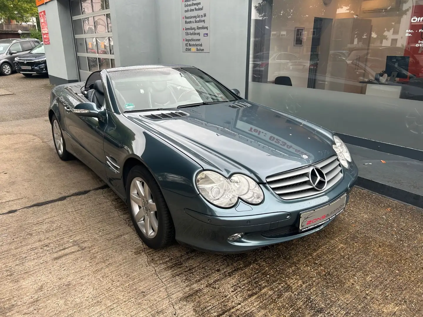 Mercedes-Benz SL 350 + Garagenfahrzeug+Scheckheft gepflegt+ Bleu - 2