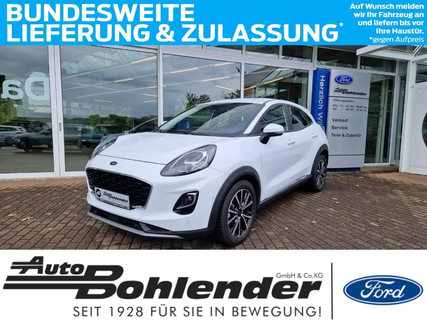 Ford Puma Titanium | Allwetter | Fahrerass. Paket 2 Blanc - 1