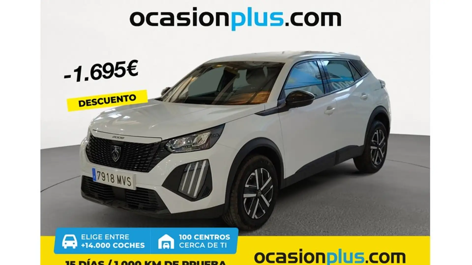 Peugeot 2008 1.2 PureTech S&S Active 100 Blanc - 1