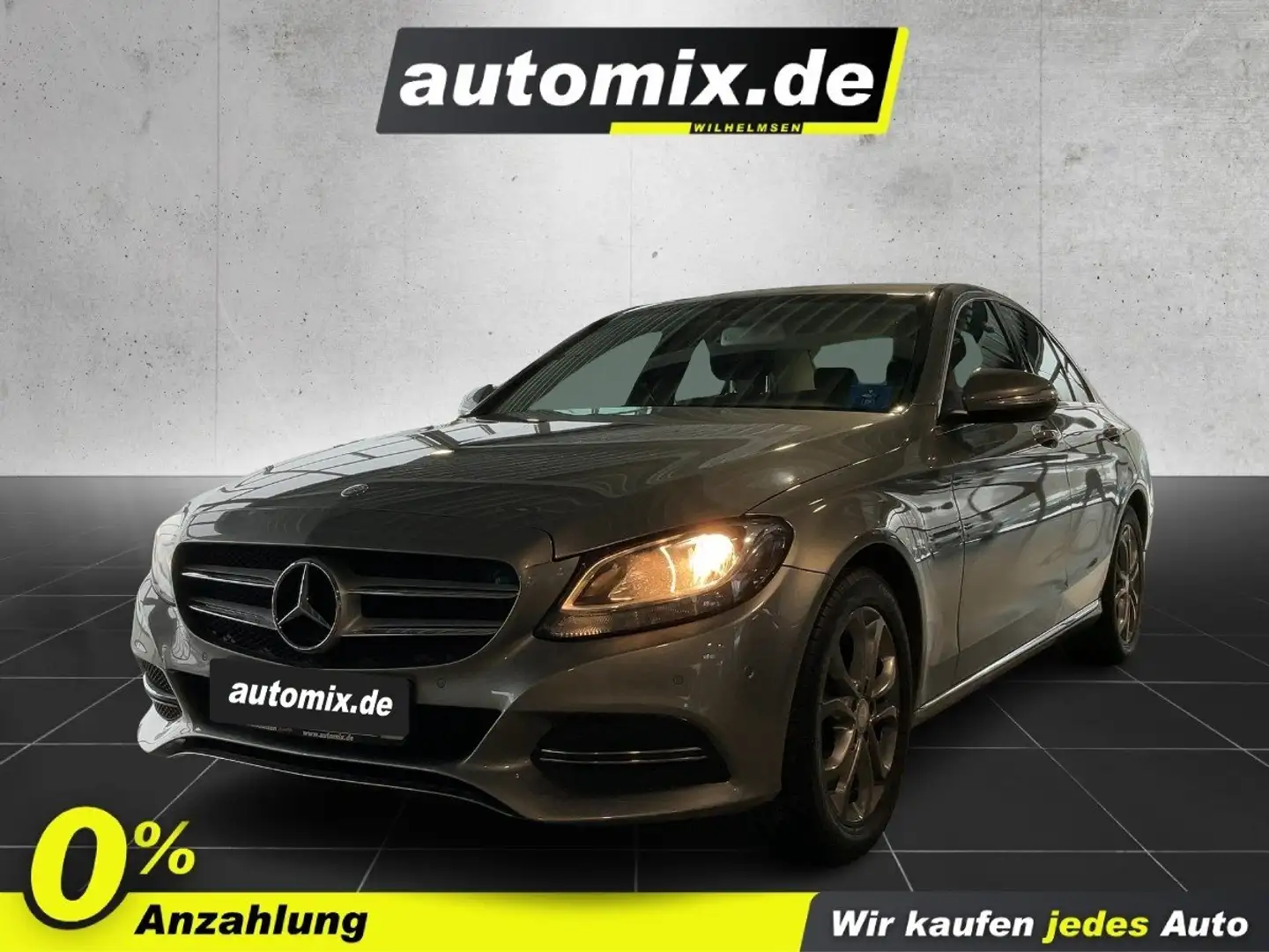 Mercedes-Benz C 180 CGI Avantgarde AHK,AUTOM.,SHZ,PDC,2xKlima Argent - 1