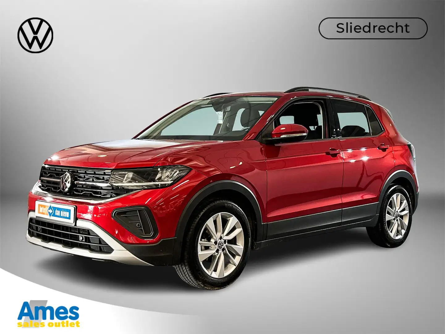 Volkswagen T-Cross 1.0 TSI 95pk Life Edition | Stoelverwarming | Clim Rood - 1