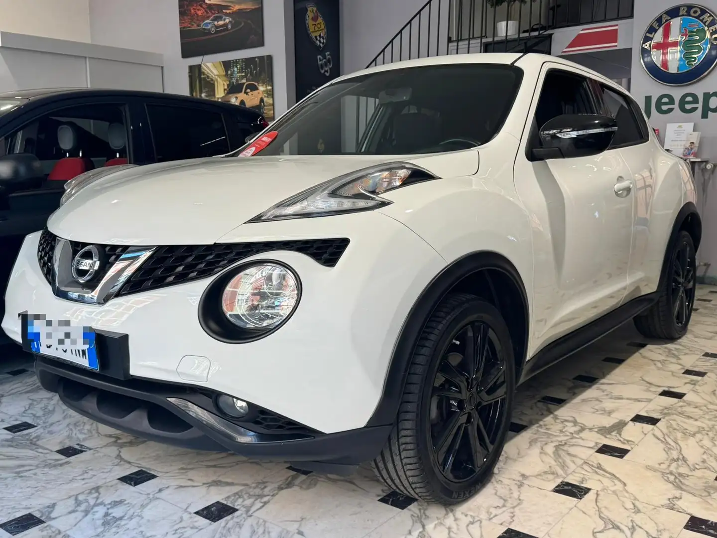 Nissan Juke I 2015 1.5 dci Tekna 110cv E6/Tetto Panoramico Blanc - 1