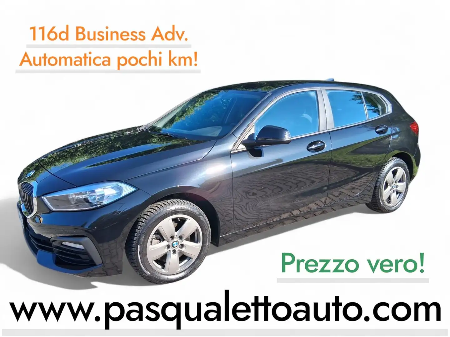 BMW 116 AUTOMATICA! Serie 1 116d Business Advantage Noir - 1