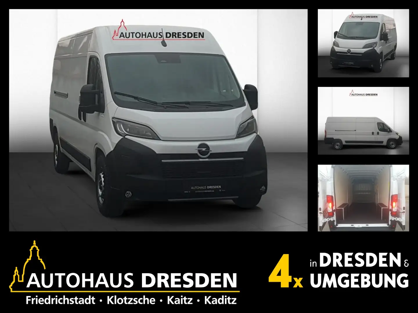 Opel Movano Kasten 2.2 Blue-HDI Maxi L3H2 Blanc - 1