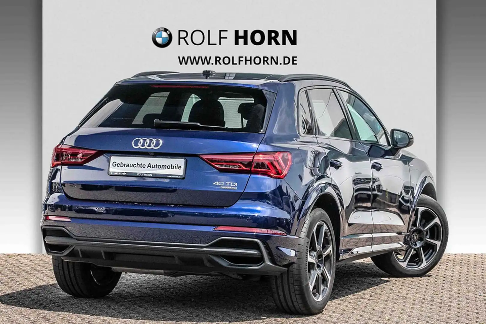 Audi Q3 40 TDI quattro S tronic S line Navi RFK Klima Blau - 2