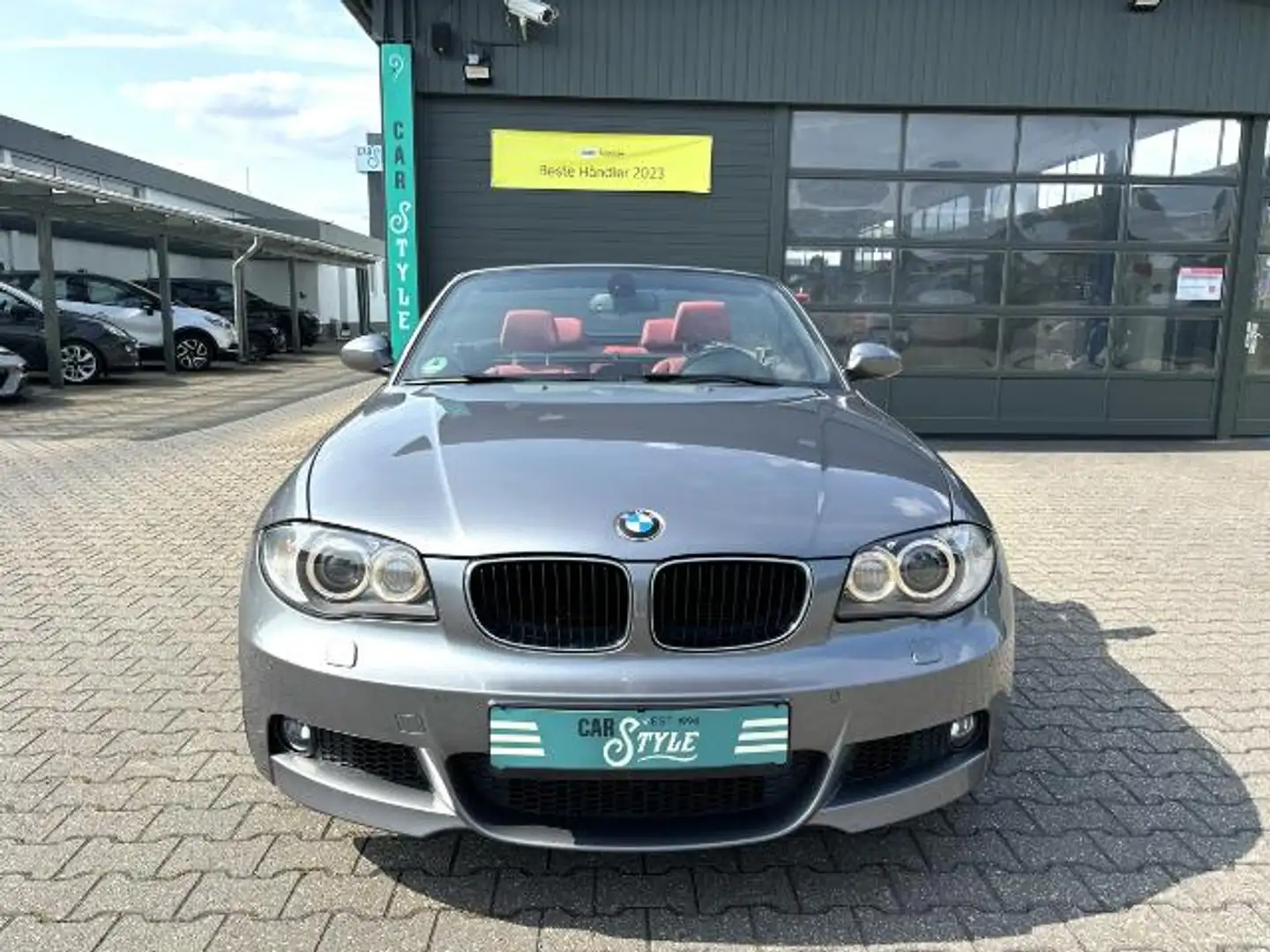 BMW 120 d Cabrio M Paket SHZ PDC KLIMA Gris - 2