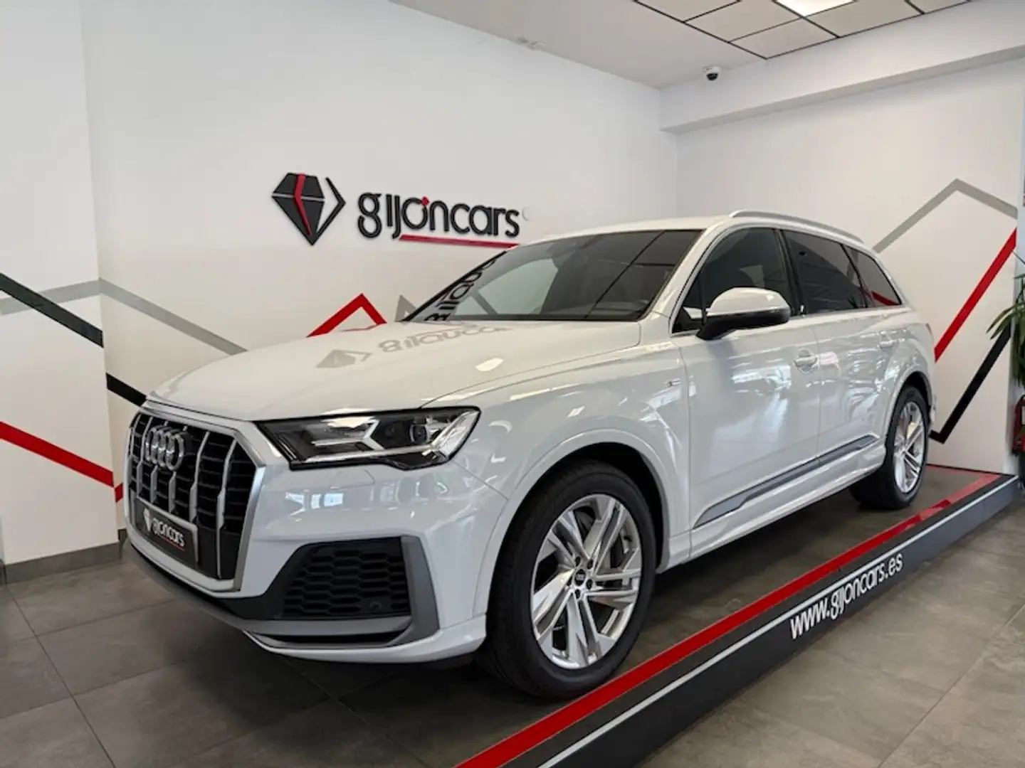 Audi Q7 S line 50 TDI 210kW (286CV) quattro tip Blanco - 1