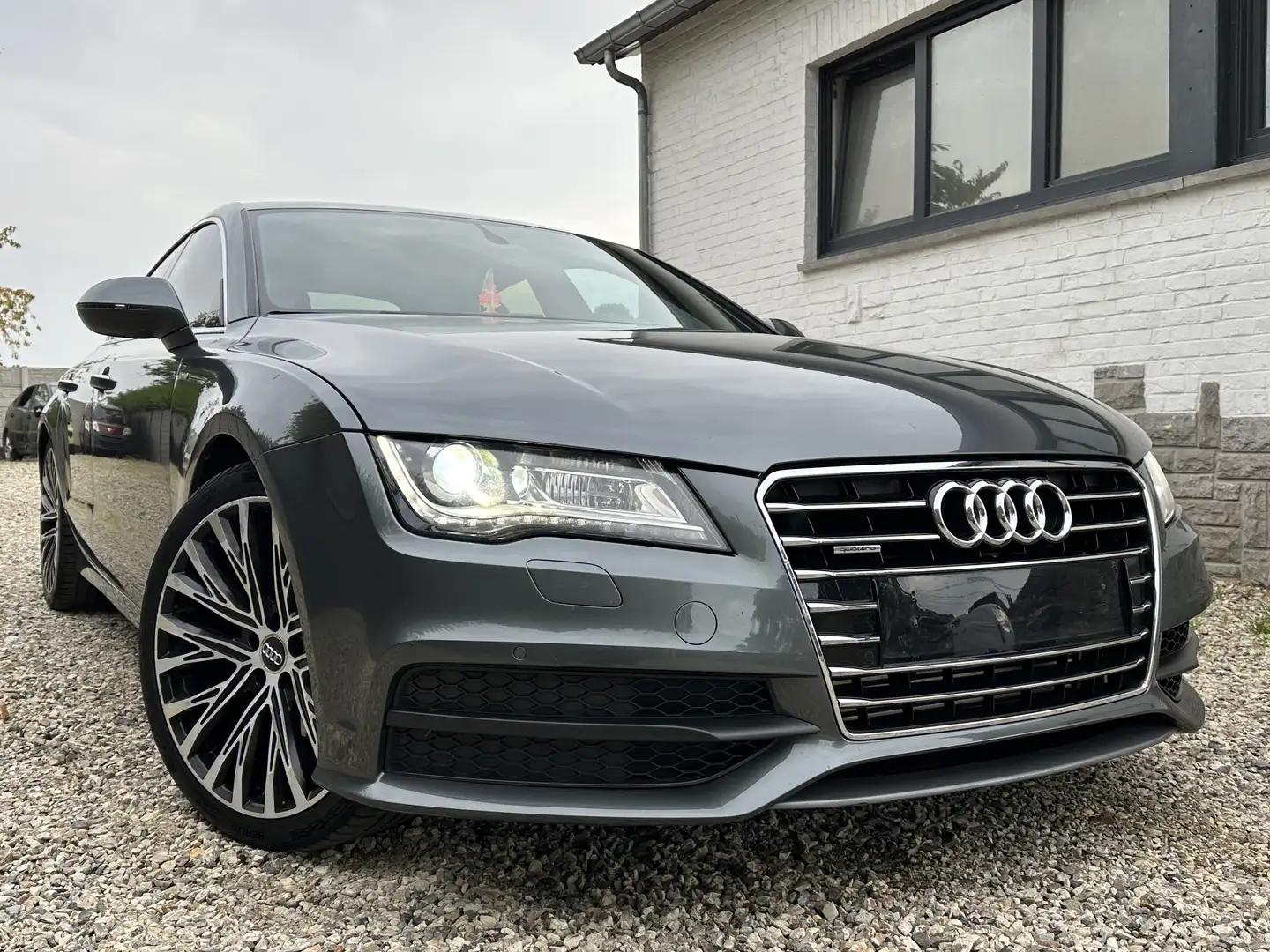 Audi A7 3.0 TDi V6 Quattro S line Tiptronic CUIR/XENON/CAM Gris - 2