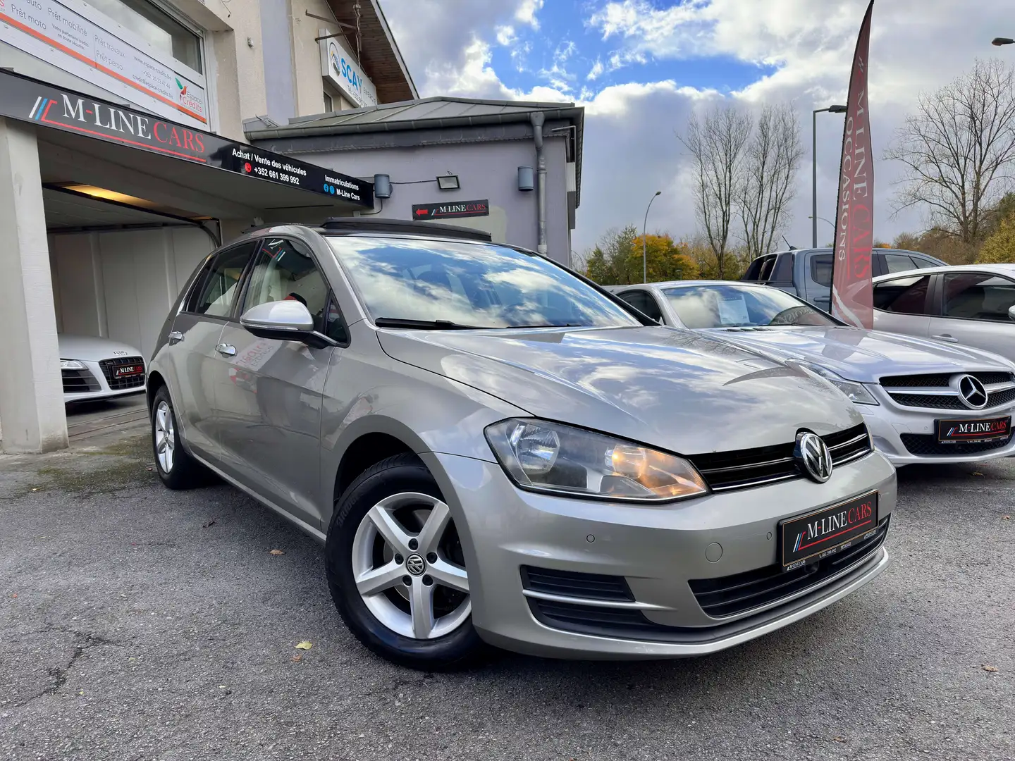 Volkswagen Golf 1.6 TDI 90ch Bluemotion Gris - 1