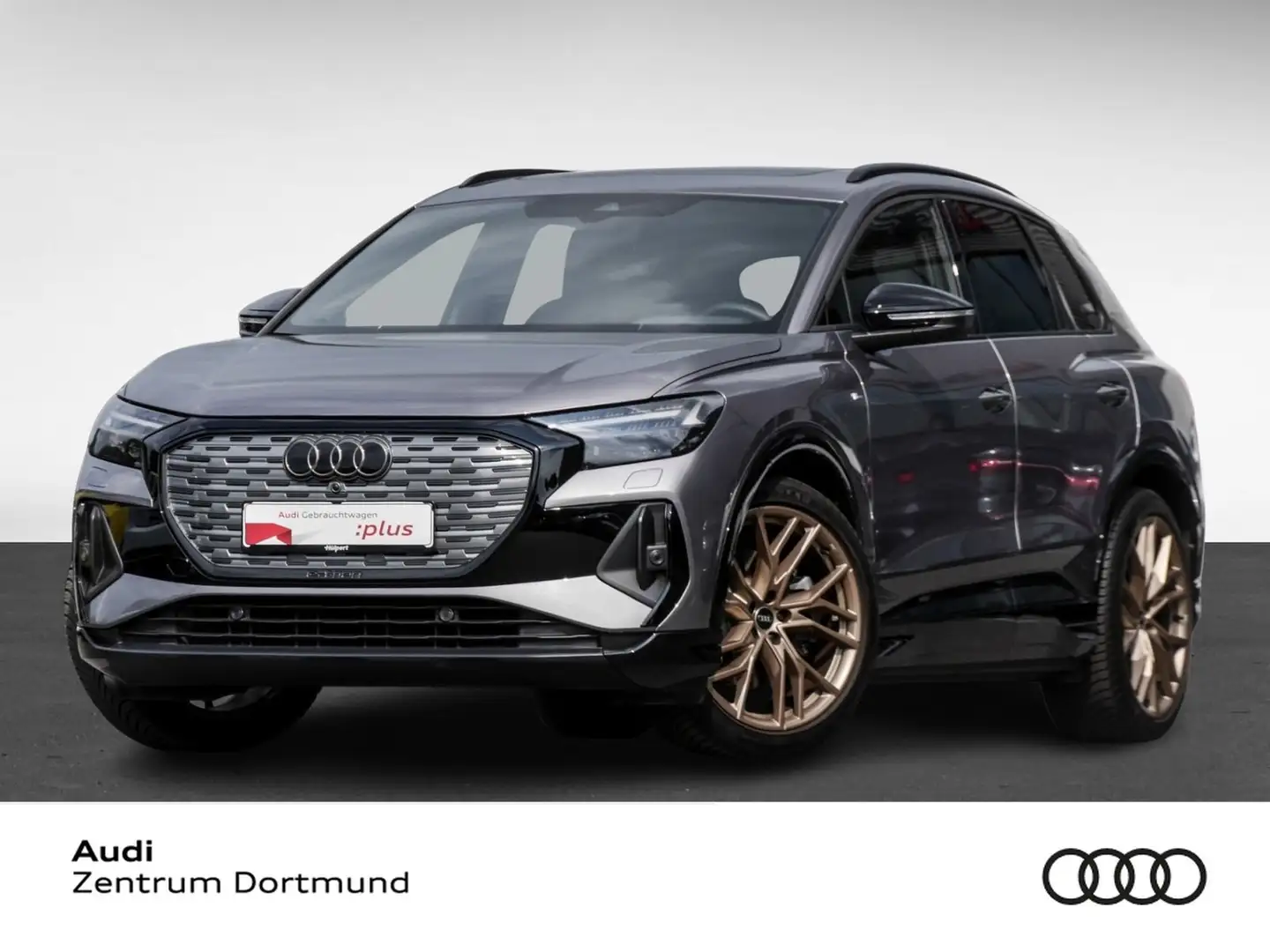 Audi Q4 e-tron 50 quattro S LINE PANO LM21 KAMERA AHK Сірий - 1