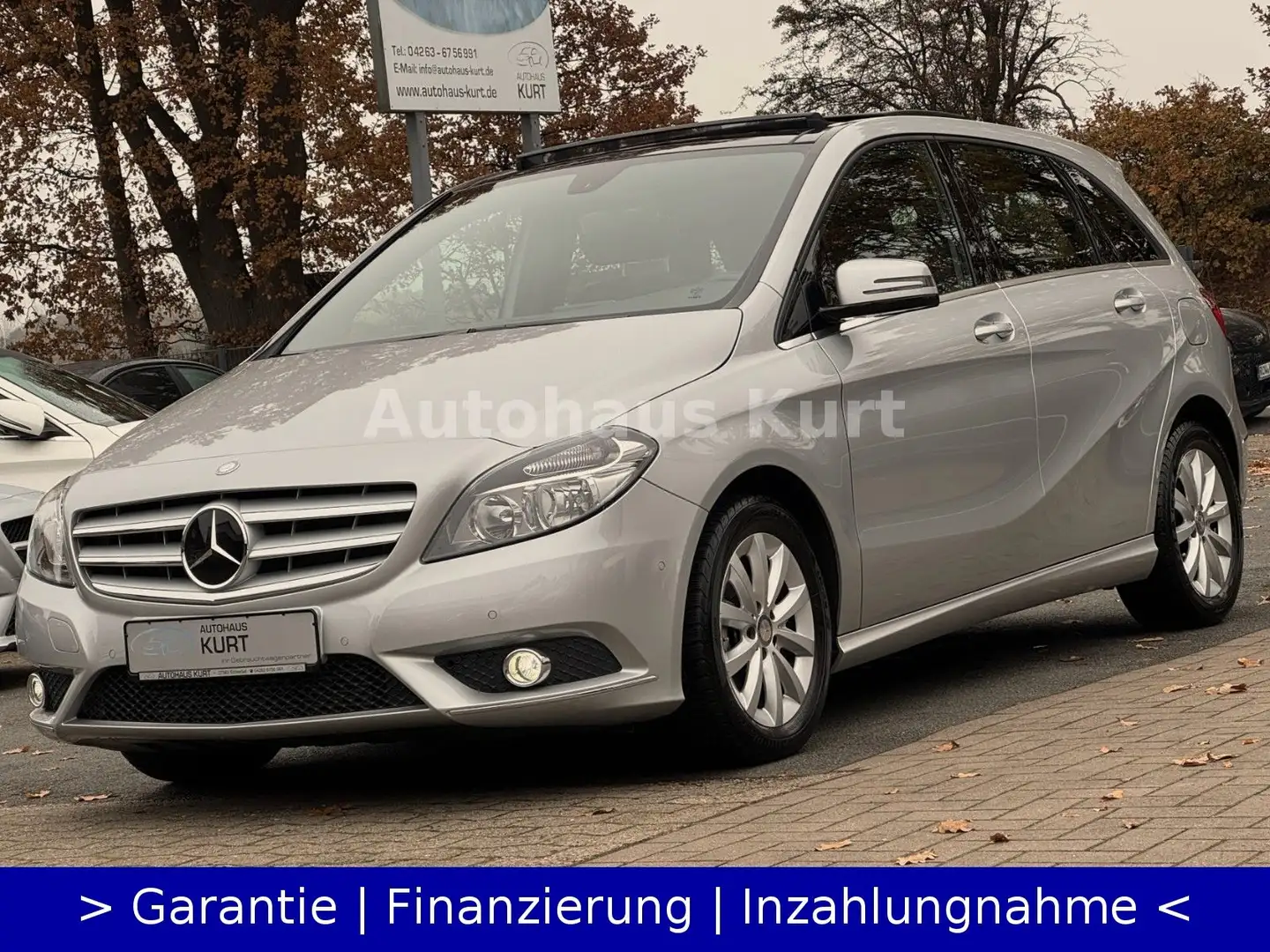 Mercedes-Benz B 180 *PANORAMA-D*KAMERA*MEMORY-S*1.HD*TÜV NEU* Silber - 2
