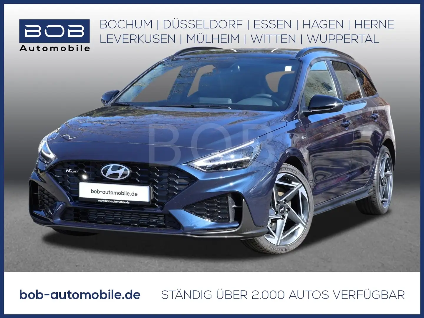 Hyundai i30 Kombi 1.5 T-GDI 48V 7-DCT N LINE PanoD SitzP Blau - 1