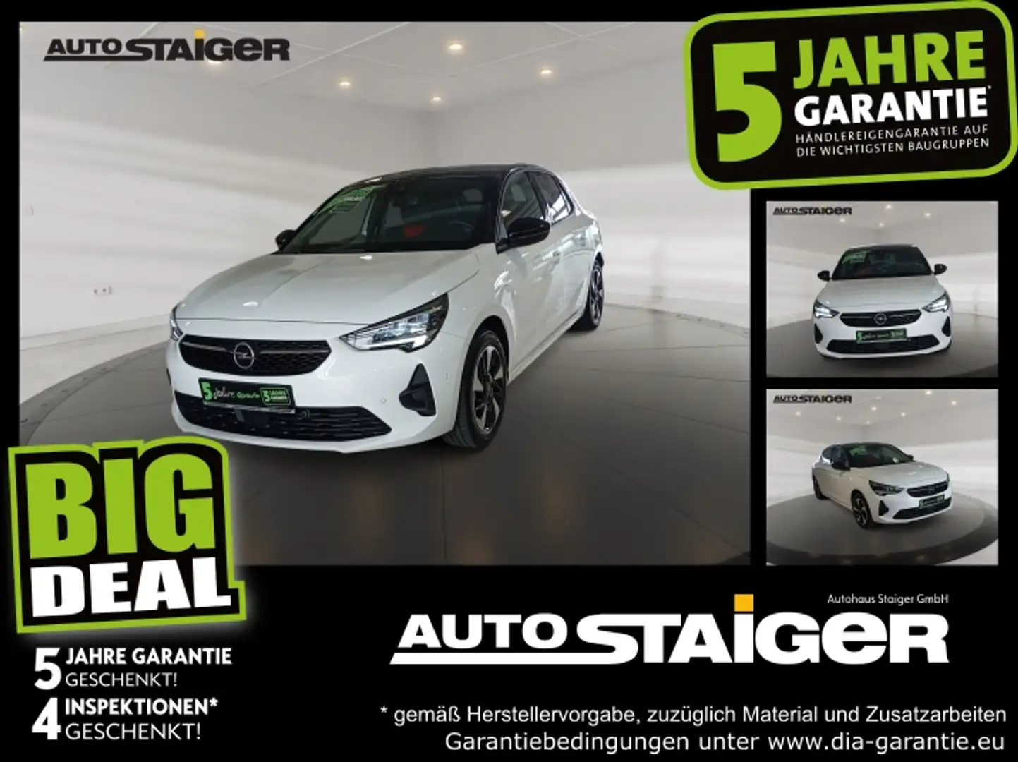 Opel Corsa-e GS Line OnBordLader 11kw, Kamera,. Wit - 1
