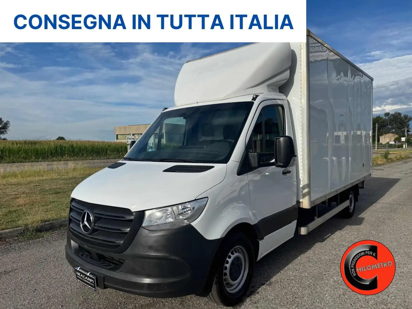 Mercedes-Benz Sprinter F43/35 314 L4 BOX LEGA LEGGERA CABINATO 8 PEDANE- Bianco - 1