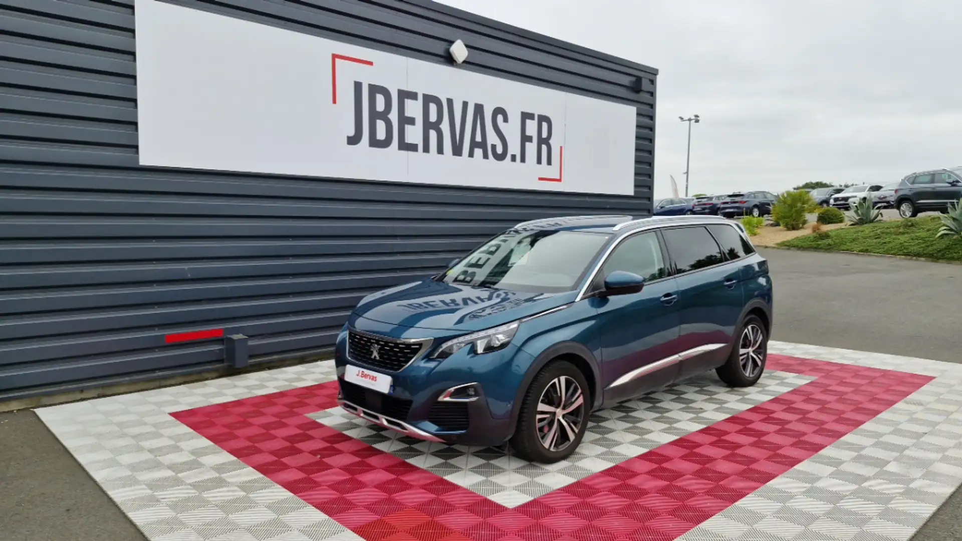 Peugeot 5008 bluehdi 130ch ss eat8 allure Bleu - 1