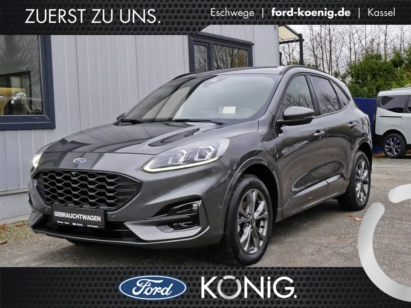 Ford Kuga ST-Line Plug-in-Hybrid AHK+Winter-Pkt+ACC Klima Gris - 1