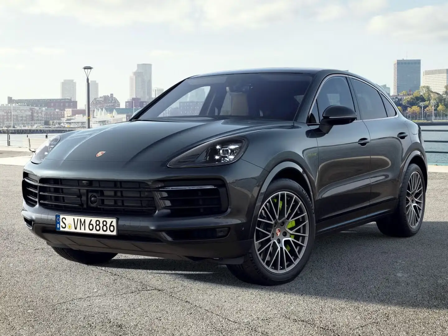 Porsche Cayenne coupe 3.0 e-hybrid 5p.ti tiptronic Nero - 1
