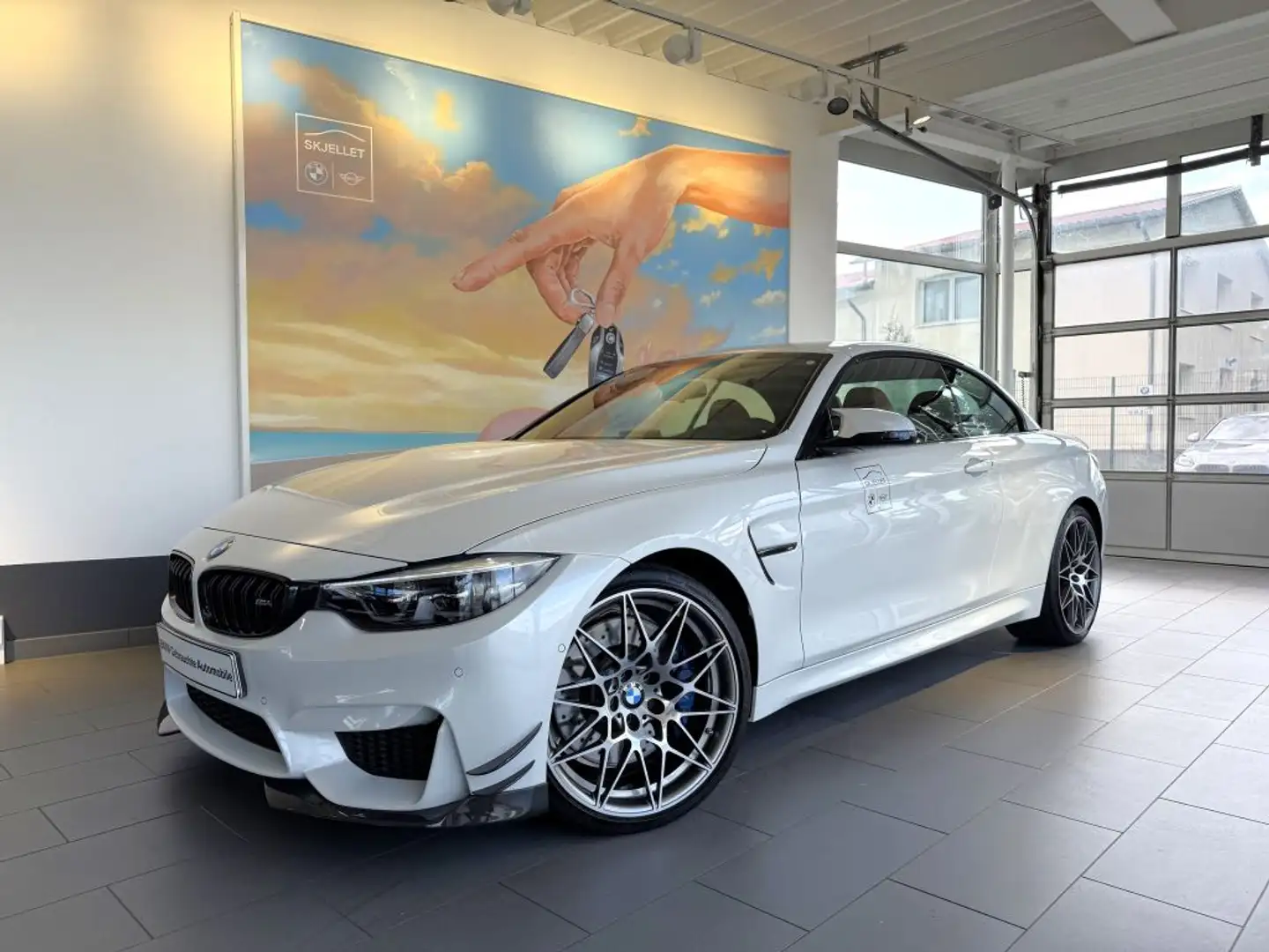BMW M4 Cabrio DKG M COMPETITION HUD+HARM+adpLED+20* Bianco - 2