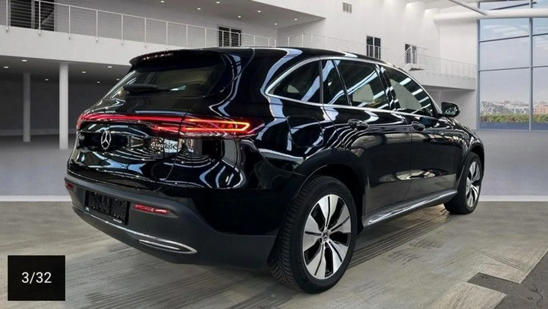 Mercedes-Benz EQC 400 400 4M Multibeam Kam Distr+ Widescreen Navi+ Noir - 2