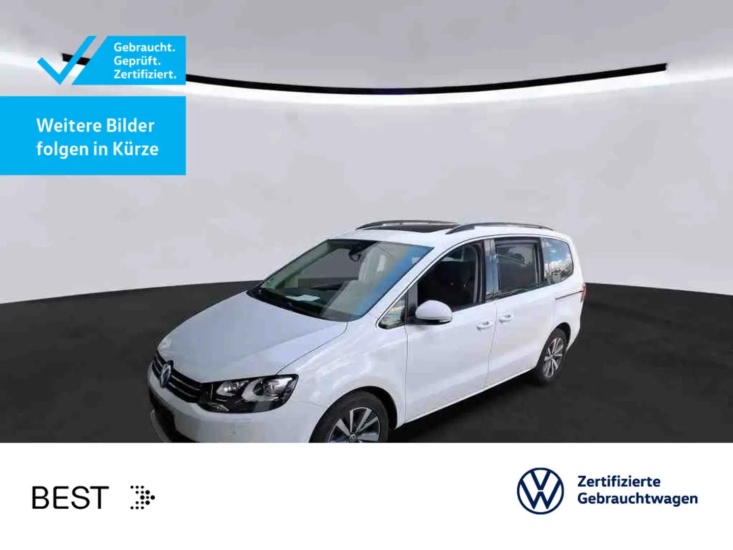 Volkswagen Sharan 1.4 TSI DSG COMFORTLINE*7-SITZER*PANO*KAM Blanc - 1